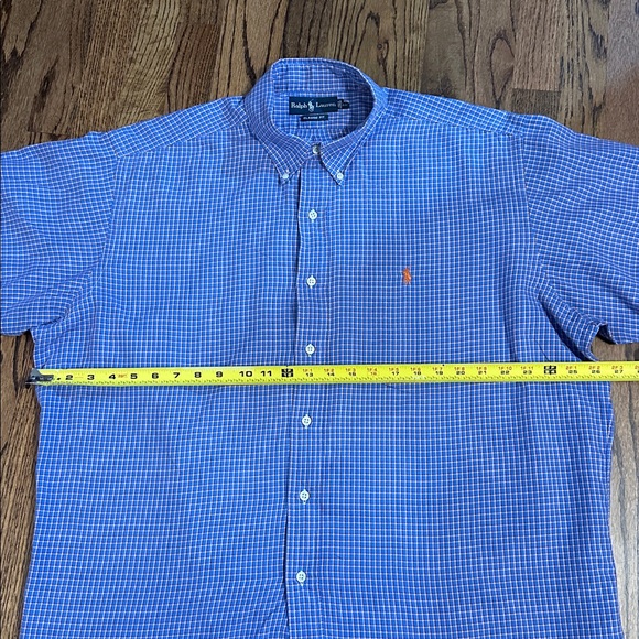 Polo by Ralph Lauren Men's Blue Gingham Shirt XL - Picture 4 of 6